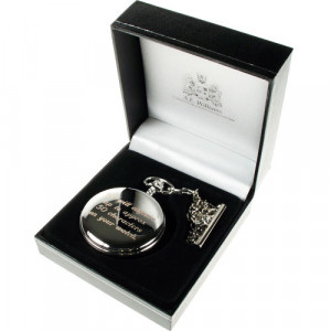 Engraved Pocket Watch for Groom