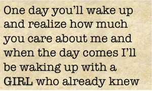 Oh yeah...that day will come very soon...