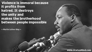 ... brotherhood between people impossible - Martin Luther King Quotes