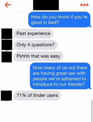 Tinder reacts to Sex & the City quotes