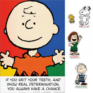 Peanuts® Motivational Phrases Poster Set