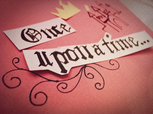 book, cute, fairytale, princess, quote, story, text, typography