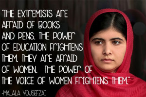 ... From Taliban,Malala Inspires Us. #quotes#inspirational#education