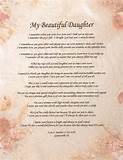 Inspirational Christian Poetry - Poems - My Beautiful Daughter
