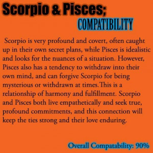 Scorpio and Pisces Compatibility