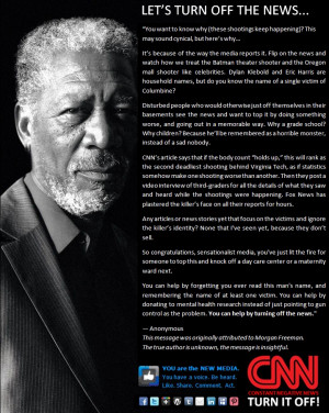 brilliant take on all these shootings... Featuring Morgan Freeman