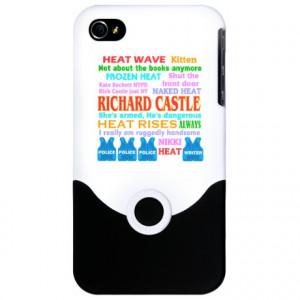 ... Phone Cases > Richard Castle Funny Quotes iPhone 4 Slider Case