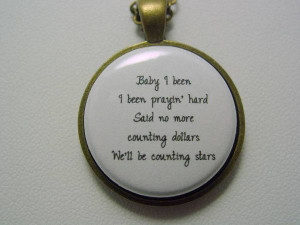 One Republic Lyrics Quote Counting Stars Necklace