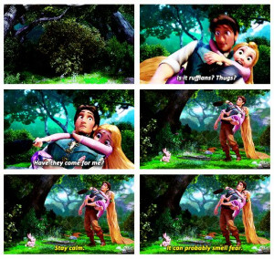 Stay calm. It can probably smell fear.