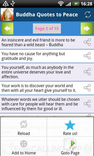 Buddha Quotes to Peace - screenshot