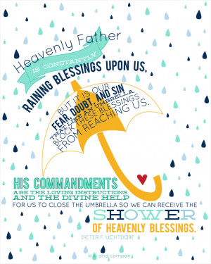 Heavenly Father is constantly raingin blessings upon us #lds # ...