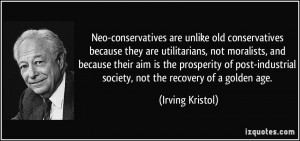 Neo-conservatives are unlike old conservatives because they are ...