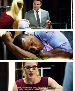 Arrow - Felicity, Oliver & Diggle #2.7 #Season2