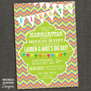 Mexican Fiesta Graduation Party Invitations