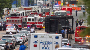 PHOTO: Emergency Response Team vehicle arrives to the scene where a ...
