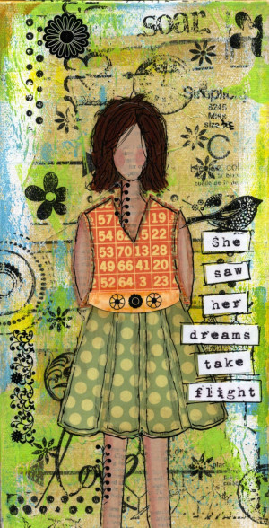 ... 99, Art Painting, Collage Mixed Media, Mixed Media Collage, Girls Art