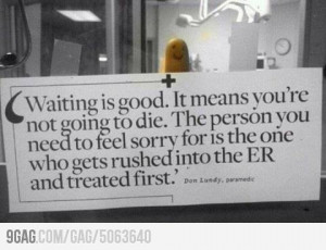 in the ER. Generally this is true. But depending on preexisting ...