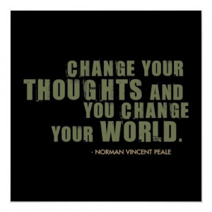 Norman Vincent Peale Quote Poster $22.20