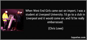 When West End Girls came out on import, I was a student at Liverpool ...