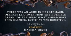 Fairest by Marissa Meyer came out on 1/27/15! Are you planning on ...
