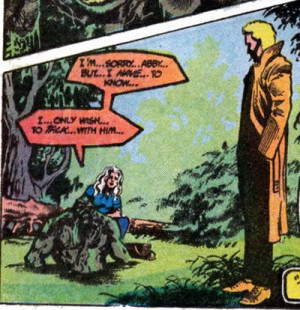 Constantine’s appearance in SWAMP THING #37]