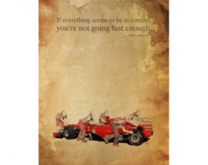 Enzo Ferrari quote, 11.5x16 in.- Or iginal Handmade Drawing Art Print ...