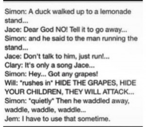 Herondale vs. ‘The Duck Song’