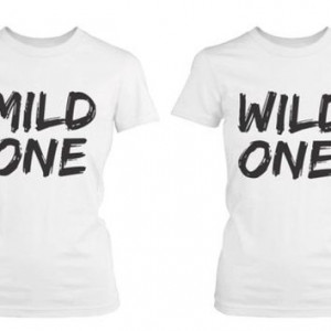 Cute Best Friend T Shirts - Mild One and Wild One - Funny BFF Matching ...