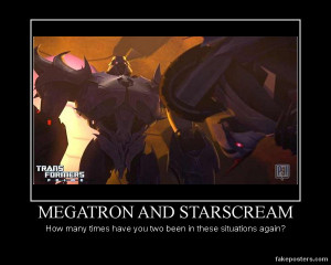 Transformers: Prime Patch Megatron and Starscream by Onikage108