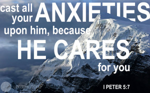 Comforting Bible Verses I Peter 5:7
