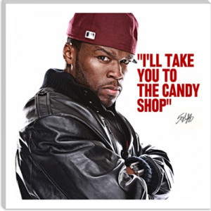 50 Cent Quote Canvas Art Print