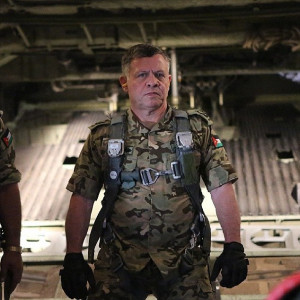 Jordan's King Abdullah (pictured), a trained pilot, could lead revenge ...