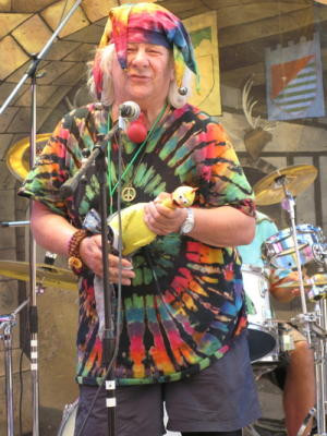 Hippie icon Wavy Gravy, doing his one geezer show at the San Geronimo ...