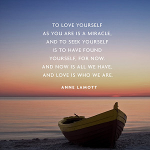 is the shock that you re only as well as you are anne lamott
