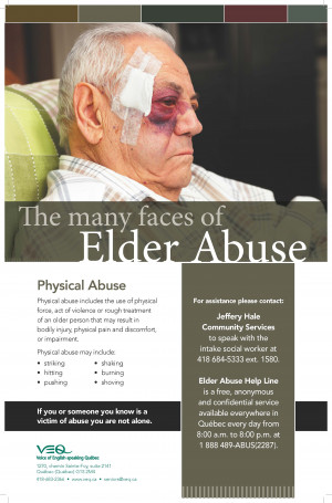Elderly Abuse Many forms of elder abuse