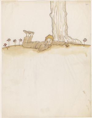... de Saint-Exupéry’s Original Watercolors for The Little Prince