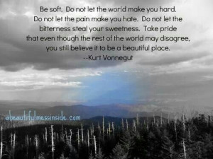 It's a conscious decision ...