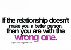 Wrong Relationships make wrong choices