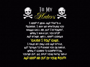 To All My Haters Images