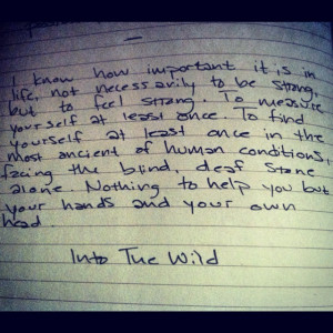 ... Book, Favorite Book, Into The Wild Movie Quotes, Quotes Ever Into