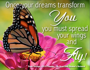 Spread your wings and fly. The Heart Link Women's Network www ...