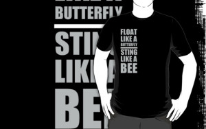 amok300 › Portfolio › Muhammad Ali quotes - Float like a butterfly
