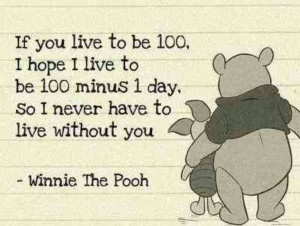 Pooh piglet love quote