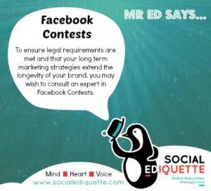 Facebook Contests – the rules have changed!
