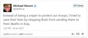 Related to Michael Moore Slams American Sniper Chris Kyle As A