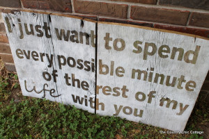 Let me know if you are inspired to make a sign of your own. Now, how ...