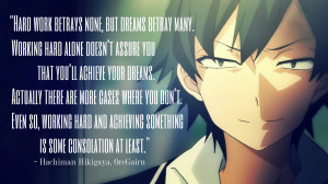 Anime Quote: My Teen Romantic Comedy SNAFU