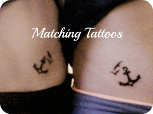 best friend anchor tattoos 14 anchor and wheel bff tattoo best friend ...