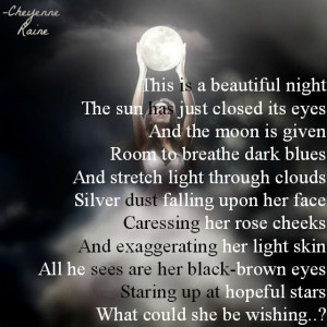 dark light bright sky silver dust rose skin black stars poem poetry