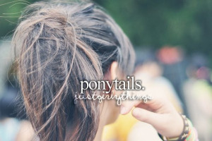 girl, hair, just girly things, justgirlythings, ponytail